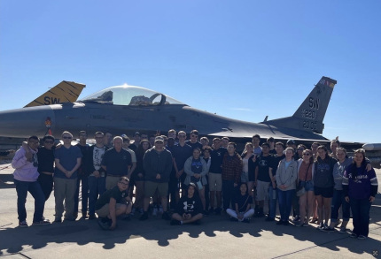 AFJROTC Cadets at annual awards banquet